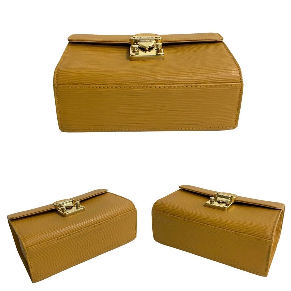 FENDI logo hardware, genuine Epi leather, 2-way handbag, mini tote bag, shoul... - Picture 6 of 9